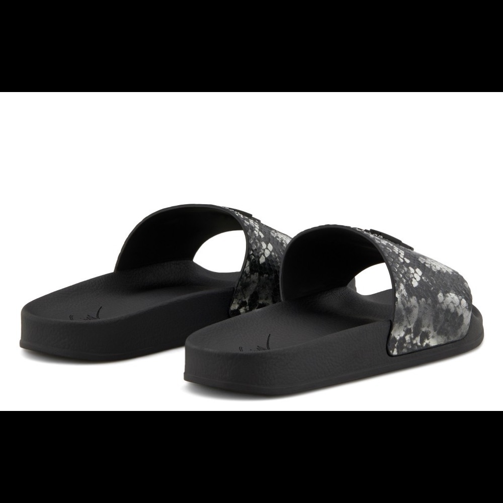 giuseppe zanotti BNIB Grey Python leather slide - Picture 4 of 5